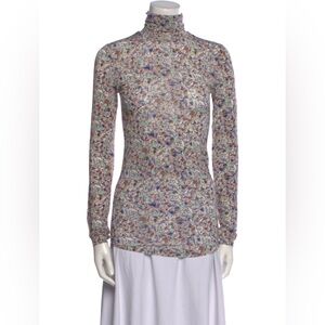 Isabel Marant
Floral Print Turtleneck Blouse 🌻